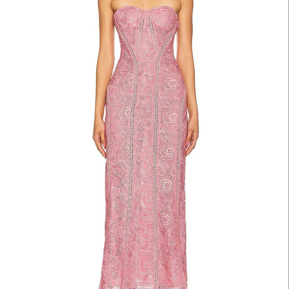 ROCOCO SAND X Revolve Paris Lace Midi Dress